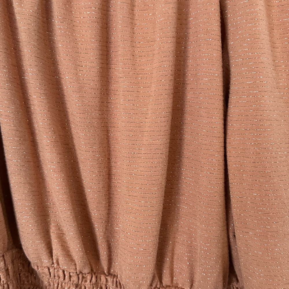 Lauren Conrad off the shoulder long sleeve blouse size large with balloon sleeve - Picture 2 of 4